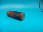 Vintage Metal   Wood Faint Woodgrain Lines Sealing Wax Seal Stamp