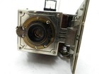Vintage Eastman Kodak Premoette Jr Folding Camera Maroon Red Bellows 1910s Brass