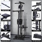 2in1 Rowing   Cable Machine Lat Pull Down Rowing Machine Training For Home Gym