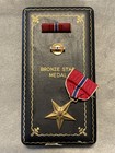 Ww2 Wwll Us 1st Armored Division Bronze Star Medal Group - Pin Badge Award 