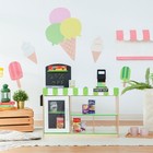 Teamson Kids - Cashier Austin Play Market Stand - Green   Wood