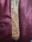 Vintage Australia Genuine Aboriginal Made Boomerang Wood  Aborigine 18  Folk Art