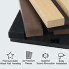 Furnifusion Acoustic Wood Panels 2 Pack 94 49 X 12 6 Soundproof Wall Decor