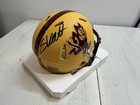 Arizona State Cam Skattebo Signed Mini Helmet Autographed Jsa Coa  2026 Giants 