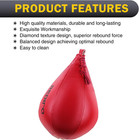 Superior Boxing Speed Bag - Pu Leather Speed Punching Ball - Heavy Duty