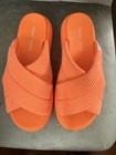 Toms Women s Alpargata Mallow Crossover Sandal Neon Orange Corduroy