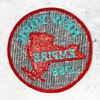 Vintage New York State Patch 80s Empire 1788 Travel Souvenir Sew-on Nos
