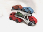 40 s Vintage Barclay 3rd classic Series 2 Htf R6-7 Cars   Htf R-6 Steel Trailer