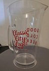 Classic City Lager Good Cold Beer Pitcher Barware Plastic - Home Bar Keg Pitcher