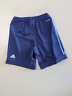 Adidas Boys Fc Bayern Munchen Climacool Graphic Sport Shorts 9-10y Size S Blue
