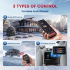 Hcalory 8kw Diesel Air Heater 110v Ac   12v 24v Bluetooth Car Truck Rv Home