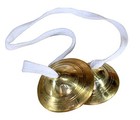 - Brass Tibetan Tingsha Manjeera Clash Cymbals Or Hand Cymbals - Traditional 