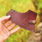 Hunting Holster Leather Axe Hatchet Blade Cover Axe Head Sheath Case Belt X607