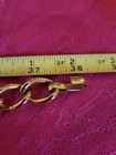 1980s Escada Gold Tone Plated  Chain Belt Made In Spain Size M Approx 38  Heavy 