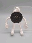  2  Vintage Oreo Cookie Bendy Rubber Action Figure Figurine Poseable Toy Lot 