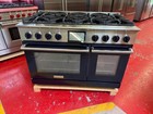 48    Bluestar Dual Fuel Propane Range Bsdf488bc Black Blue  used 2024 Model 
