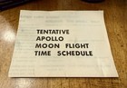 Vintage 1970s Apollo Moon Flights Globe With Original Box
