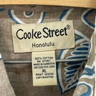 Cooke Street Honolulu Mens Xl Hawaiian Shirt Aloha Tropical Floral 100  Cotton