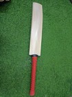 Plain English Willow Cricket Bat  long Handle    Knocked And Oil Free