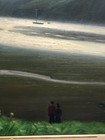 Famous Artist Lovers Point California Oil Painting Mid Century George Roberts