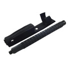 Automatic Expandable Walking Stick 31  With Rubber Handle   Nylon Holster