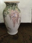 Stunning   Wisteria Porcelain 8  Vase Made For Bamberger s Department Stores