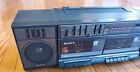 Vintage 90 s Sony Cfs-w400 Am fm Stereo Dual Cassette Boombox Radio Read
