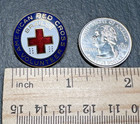 Pre 1942 American Red Cross Braille Volunteer Enamel Pin Badge H602