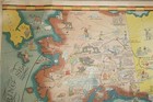 1940 Territory Of Alaska Steamship Company Alaska Line Railroad Good-natured Map