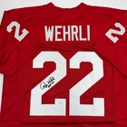 Autographed signed Roger Wehrli Hof 07 Arizona Red Football Jersey Jsa Coa