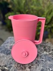 Tupperware Classic Pitcher Pink  1 Gallon Capacity  Free Shipping