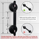 Suction Grab Bar For Shower  Heavy Duty Non-slip Grip Handle With Strong Suct   