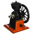 Vintage Style Hand Crank Wheel Manual Cast Iron Coffee Bean Grinder Mill Burr