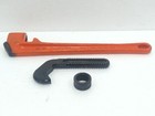 Ridgid No 17 Heavy Duty Straight Pipe Wrench    made In Usa Cast Iron 5 8 To 1 1 4