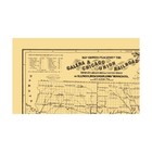 Railroad Map - Galena And Chicago Union Railroad - Colton 1862 - Vintage Wall
