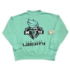 New York Liberty Wnba Basketball Seafoam Green Pullover Sweatshirt Womens Xl Nwt