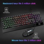Gaming Keyboard And Mouse Combo usb Wired 104 Keys Rgb Led Backlit Keyboard