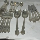 Vintage 39 Pieces 1847 Rogers Bros Reflection Silver Plated Flatware Silverware
