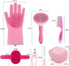 Shedding Slicker Brush   complete Pet Grooming Kit For Dog cat And Small Animal
