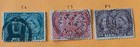 Canada Stamps 1897 Scott 52  53  57 Queen Victoria Diamond Jubilee Uh