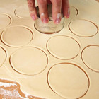 Cookie Cutter Set Stainless Steel 3 Piece Round Baking Supplies For Cookies