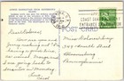 New York City Ny  1950 Lower Manhattan From Governor s Island  Vintage Postcard