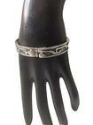 Vintage Taxco Sterling Silver Bracelet Mexico 925 Ts 43  Aztec Design Geometric