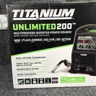 Titanium Unlimited 200 120 240 V Inverter Multiprocess Welder - Ti-ul200 New