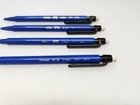 4 Vintage Blue  7mm Pentel Mechanical Pencil Ax17 Made In Japan