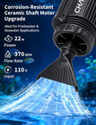 Gravel Vacuum For Aquarium  6 In 1 Fish Tank Cleaner Tool Kit Electric Vacuum Gr