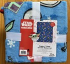 Nogginz Pillow   Plush Blanket Set Star Wars Mandalorian Baby Yoda Christmas New