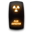 Orange 5-pin Laser Etched Flux Capacitor - Single Pole