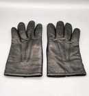 Vintage Christian Dior Black Leather Men s Medium Gloves 60 s