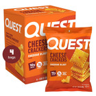 Quest Cheddar Crackers     10g Protein Made With Real Cheese Pack Of 4